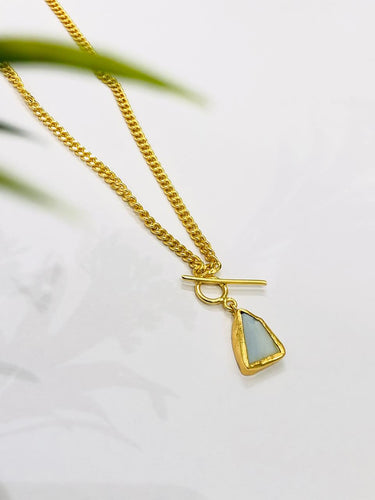 White Stone Long Chain